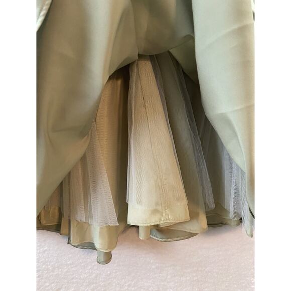 NWT Max and Cleo Green Opal Fit & Flare Dress Sz 8 Cocktail Glam Retro Elegant - Picture 9 of 9